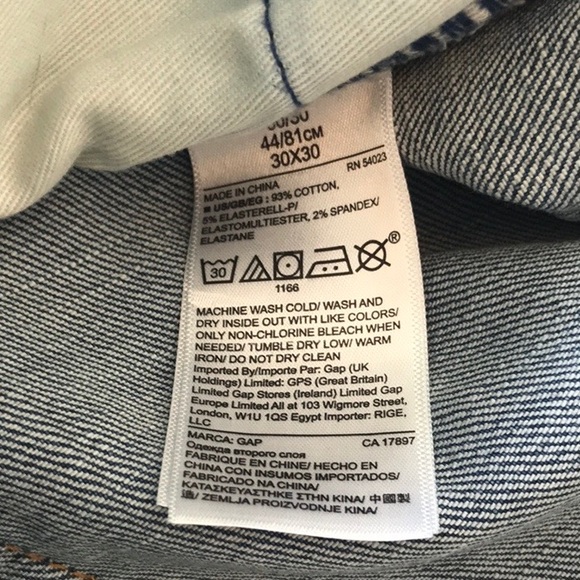 GAP  30x 30 Jeans - Picture 5 of 8
